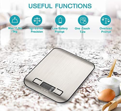 Stainless steel baking scale with LCD display — photo 3