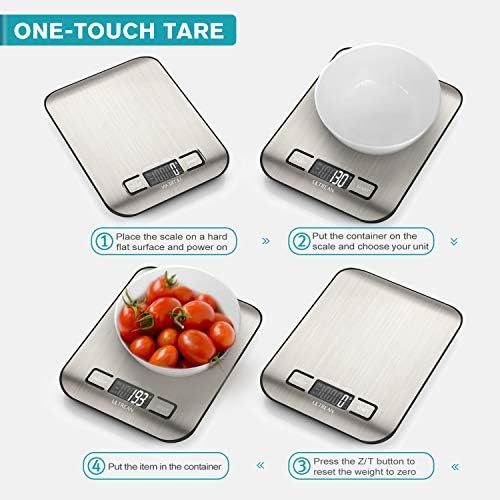 Stainless steel baking scale with LCD display — photo 5