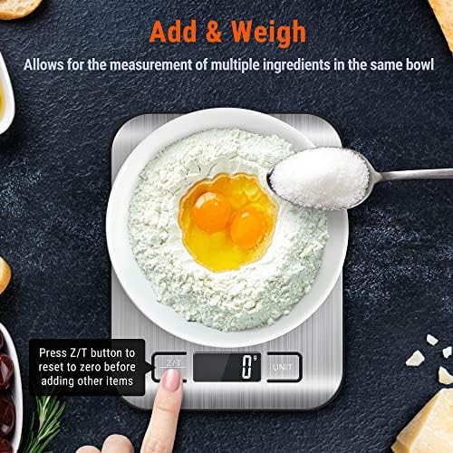 Silver digital kitchen baking scale — photo 4