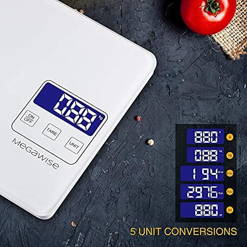 Rechargeable white digital baking scale 33 lb — photo 3
