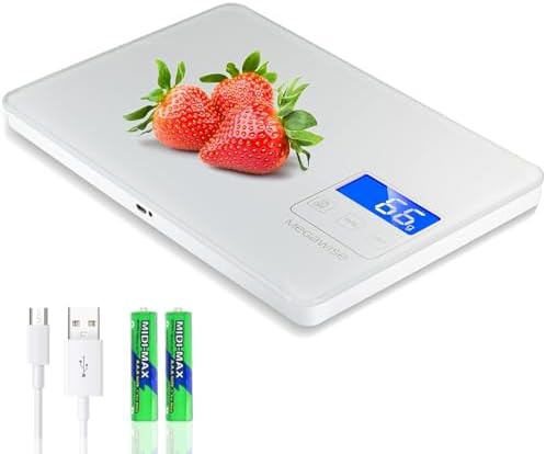 Rechargeable white digital baking scale 33 lb — photo 4
