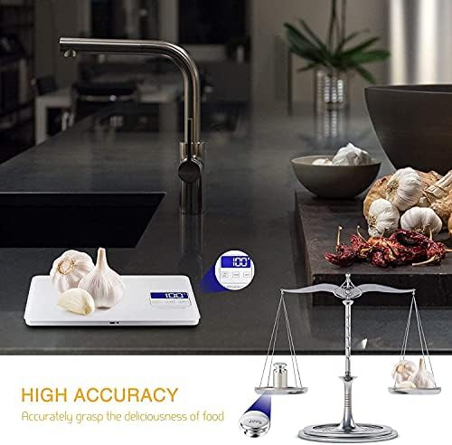 Rechargeable white digital baking scale 33 lb — photo 5