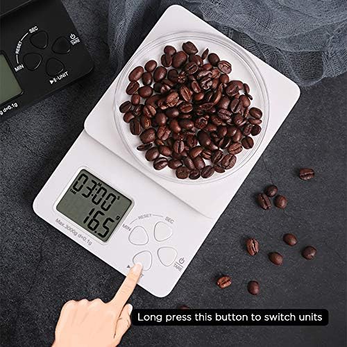 Battery powered coffee scale with timer — photo 5