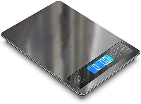 Brushed Metal Food Prep Scale 22lb