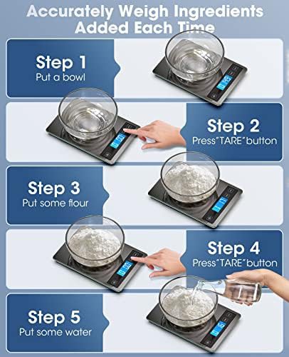 Brushed Metal Food Prep Scale 22lb — photo 4