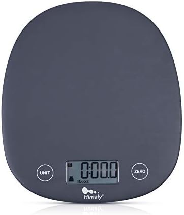 Lightweight digital food scale for baking