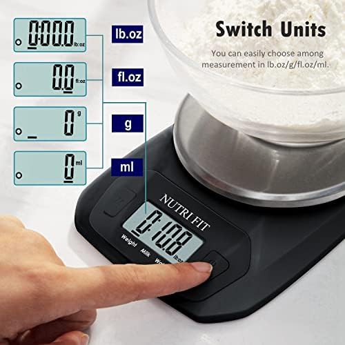 Small stainless steel kitchen scale for weight loss — photo 5