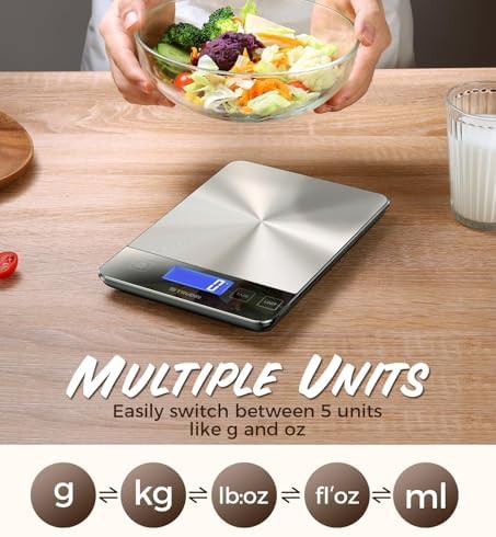 Waterproof tempered glass and stainless baking scale — photo 5