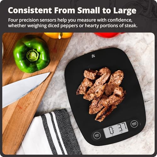 Matte Black Slim Digital Baking Scale — photo 3