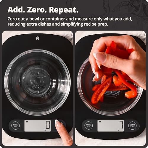 Matte Black Slim Digital Baking Scale — photo 4