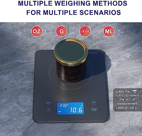 Coffee and espresso scale with timer — photo 4