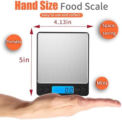 Mini pocket scale with two trays — photo 3