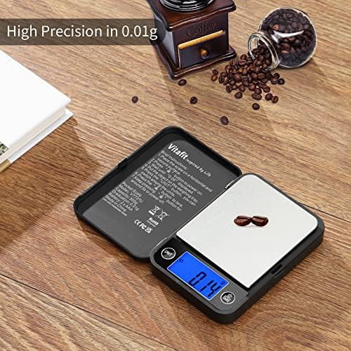 Precision pocket scale with blue LCD — photo 4