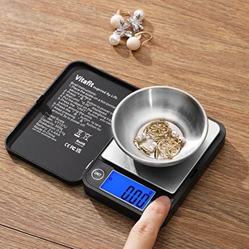 Precision pocket scale with blue LCD — photo 5