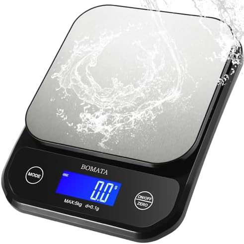 Waterproof and washable black digital scale