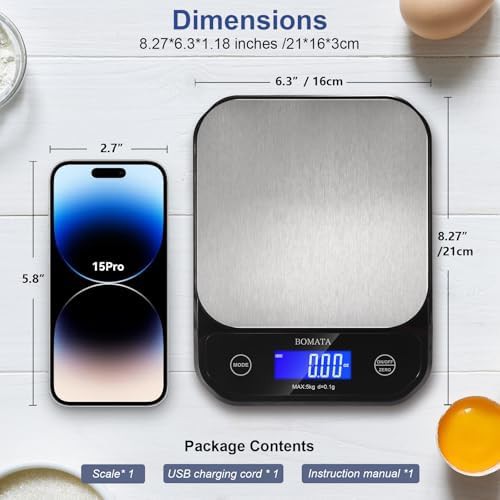 Waterproof and washable black digital scale — photo 5