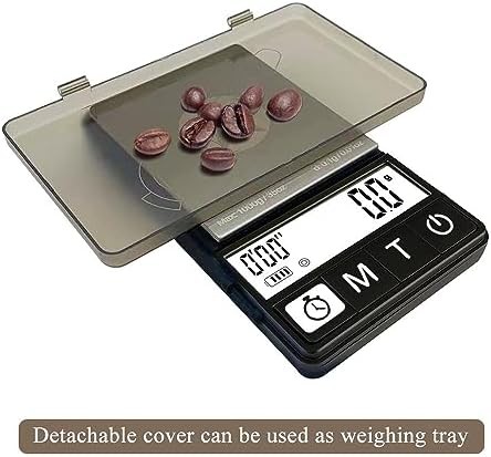 Stainless steel espresso scale with timer — photo 4