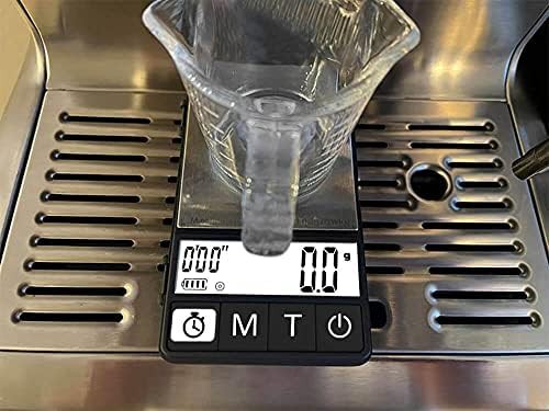 Stainless steel espresso scale with timer — photo 5