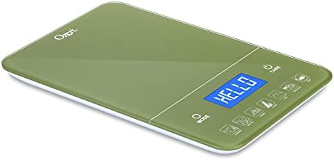 Tempered Glass Digital Kitchen Scale 22 lb