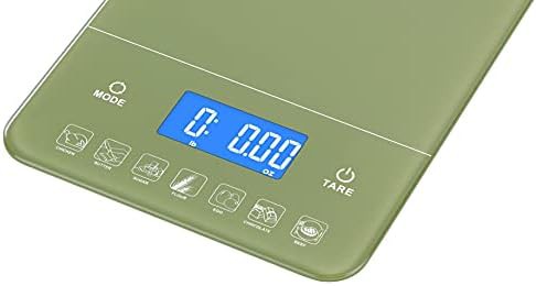 Tempered Glass Digital Kitchen Scale 22 lb — photo 3