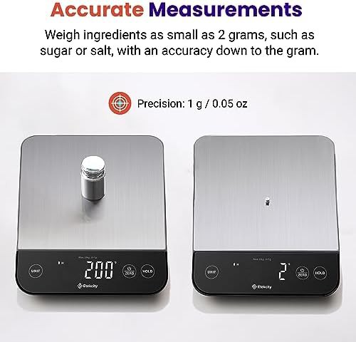 USB rechargeable IPX6 waterproof kitchen scale — photo 5