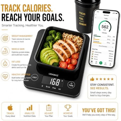 Smart food scale with Bluetooth nutritional tracking — photo 5