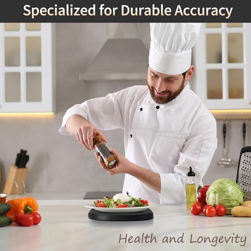 High capacity black digital kitchen scale — photo 3