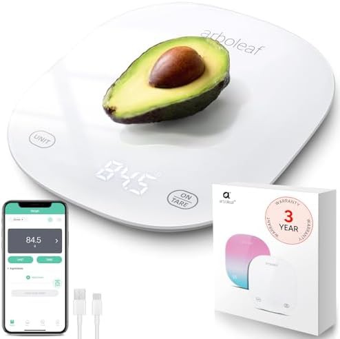Smart meal prep scale with calculator