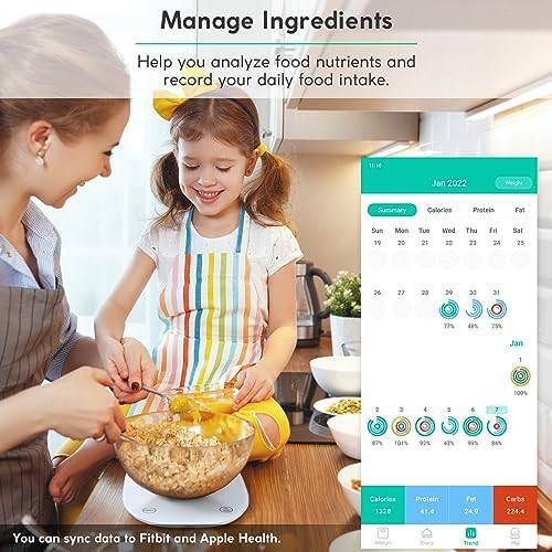 Smart meal prep scale with calculator — photo 4