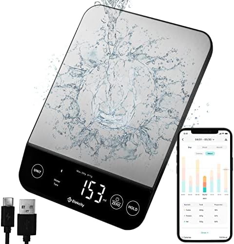 Smart calorie calculator waterproof scale