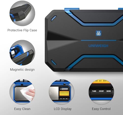 Backlit digital pocket scale with high precision — photo 3