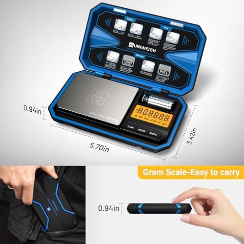 Backlit digital pocket scale with high precision — photo 5