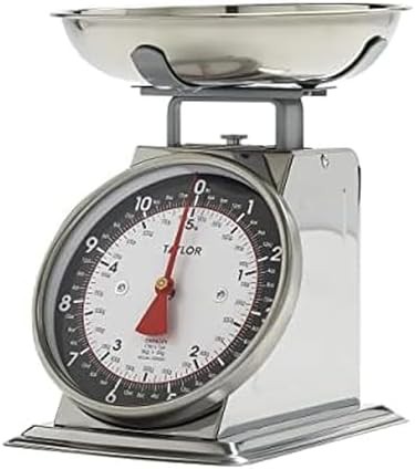 Mechanical analog scale with black bowl