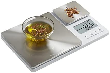 Dual platform white and stainless digital scale — photo 4