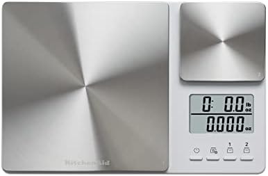 Dual platform white and stainless digital scale — photo 5