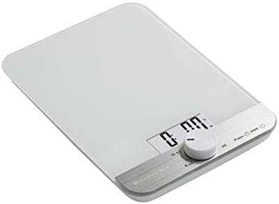White glass surface 11 lb food scale — photo 5