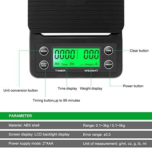 Professional coffee scale with built-in timer — photo 4
