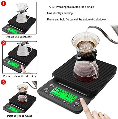 Professional coffee scale with built-in timer — photo 5