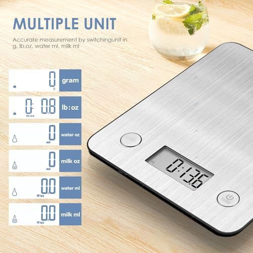 Smart stainless steel nutrition food scale — photo 3