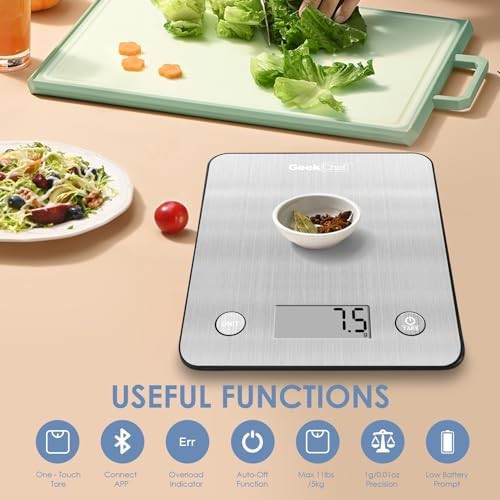 Smart stainless steel nutrition food scale — photo 5