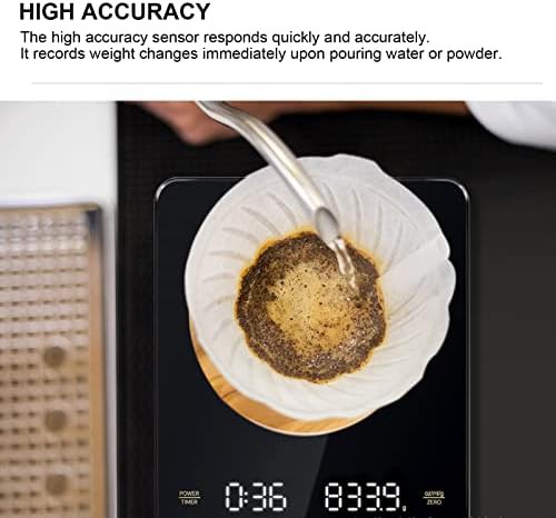 Rechargeable high temperature electronic coffee scale — photo 5