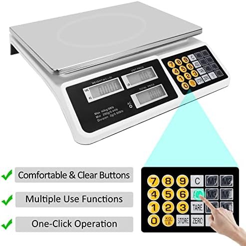 Commercial price computing scale with flat plate — photo 4