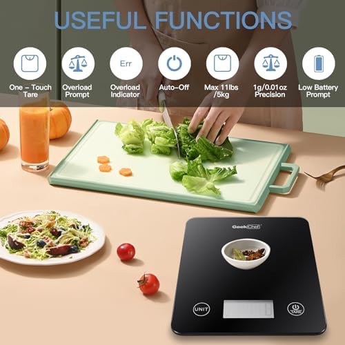 Black glass digital scale with app connectivity — photo 3