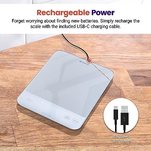Rechargeable waterproof 22lb food scale — photo 3