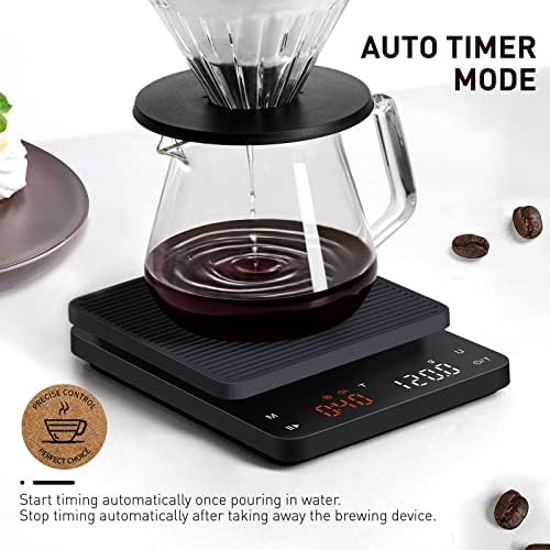 Precision coffee scale with built-in timer — photo 4