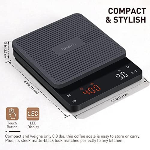 Precision coffee scale with built-in timer — photo 5