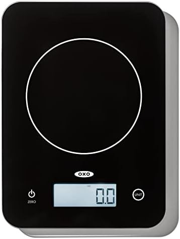 Everyday tempered glass food scale