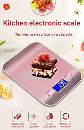 Pink digital food scale with LCD display — photo 3