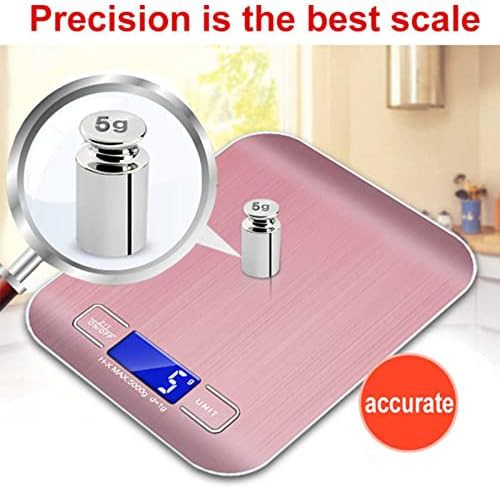Pink digital food scale with LCD display — photo 4