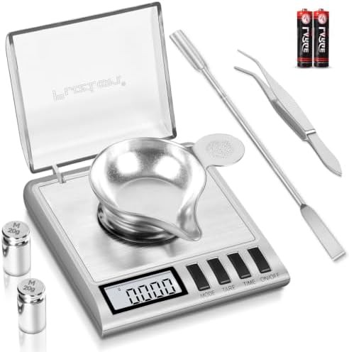 Digital milligram powder scale with accessories
